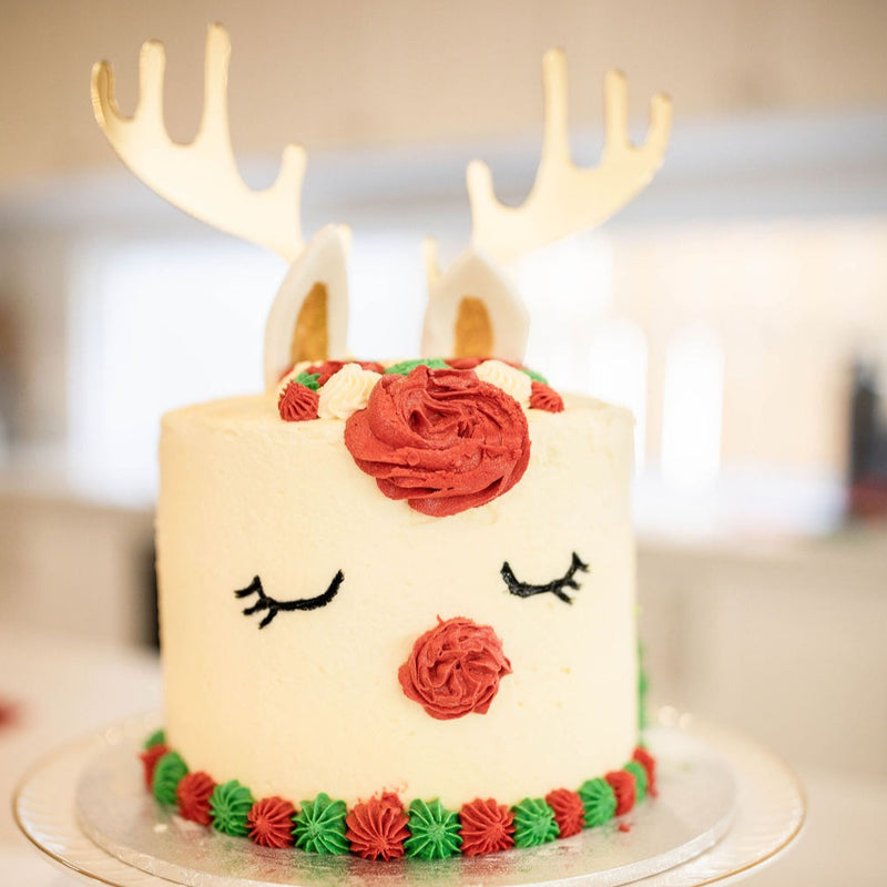 Reindeer Antlers Cake Topper - The Confetti Gift Co