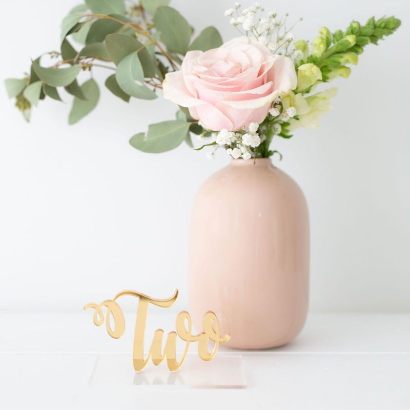 Floating Table Number - The Confetti Gift Co