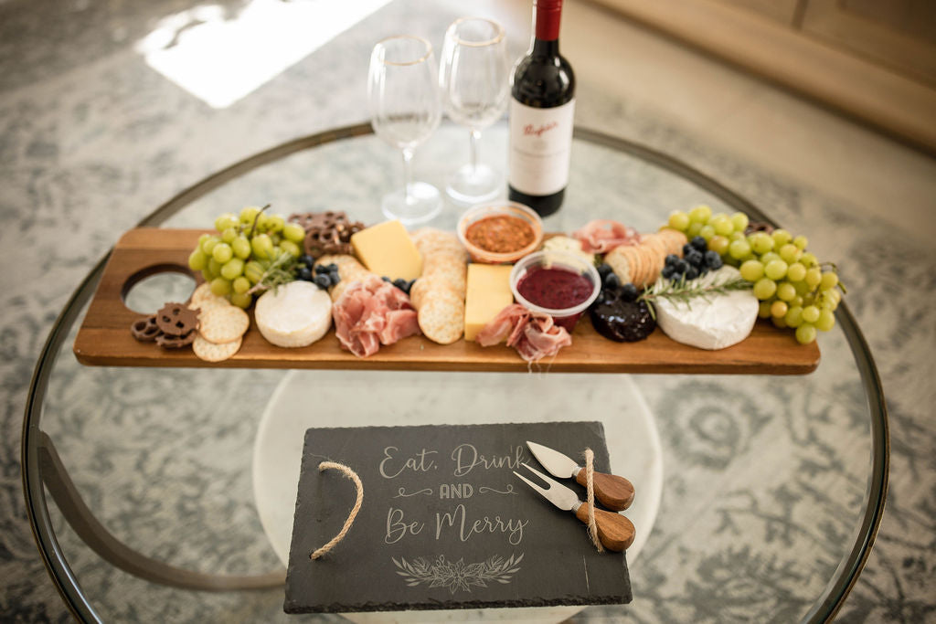 Slate Christmas Cheese Board - The Confetti Gift Co