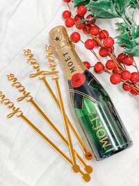 Cheers Cocktail Stirrers - The Confetti Gift Co