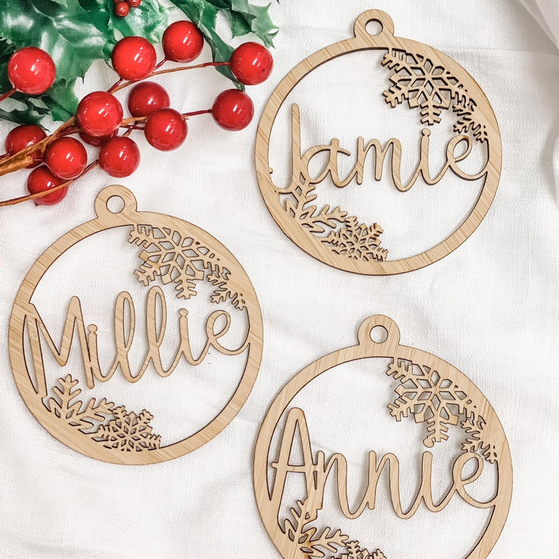 Christmas Cut Out Baubles - The Confetti Gift Co