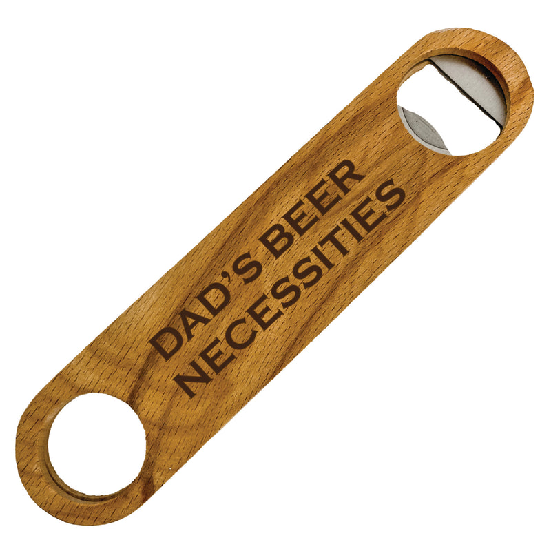 Beer Necessities - Wooden Bottle Opener - The Confetti Gift Co