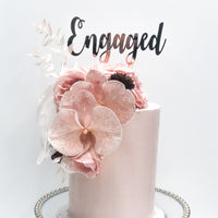 Engaged Cake Topper - The Confetti Gift Co