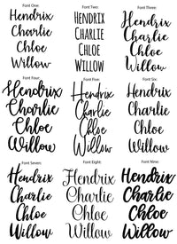 Children's Name Plaque - The Confetti Gift Co