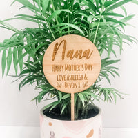 Personalised Plant Tag - The Confetti Gift Co