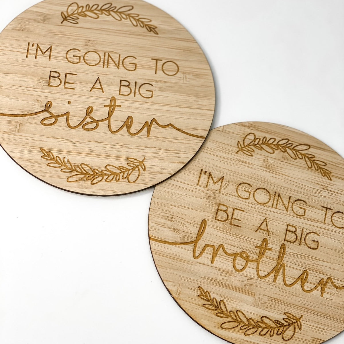 Big Brother or Sister Announcement Plaque - The Confetti Gift Co