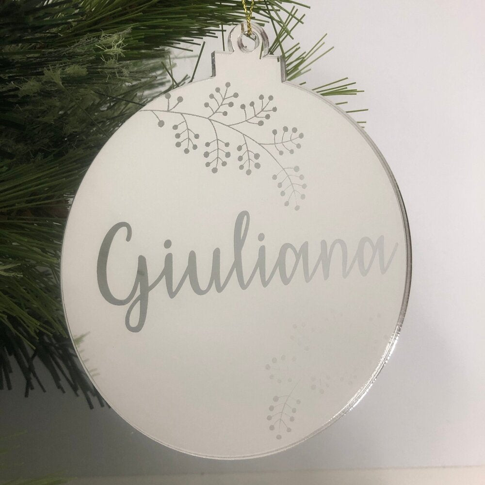 Personalised Christmas Baubles - The Confetti Gift Co