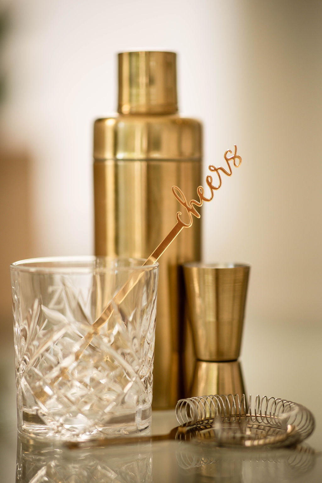 Cheers Cocktail Stirrers - The Confetti Gift Co