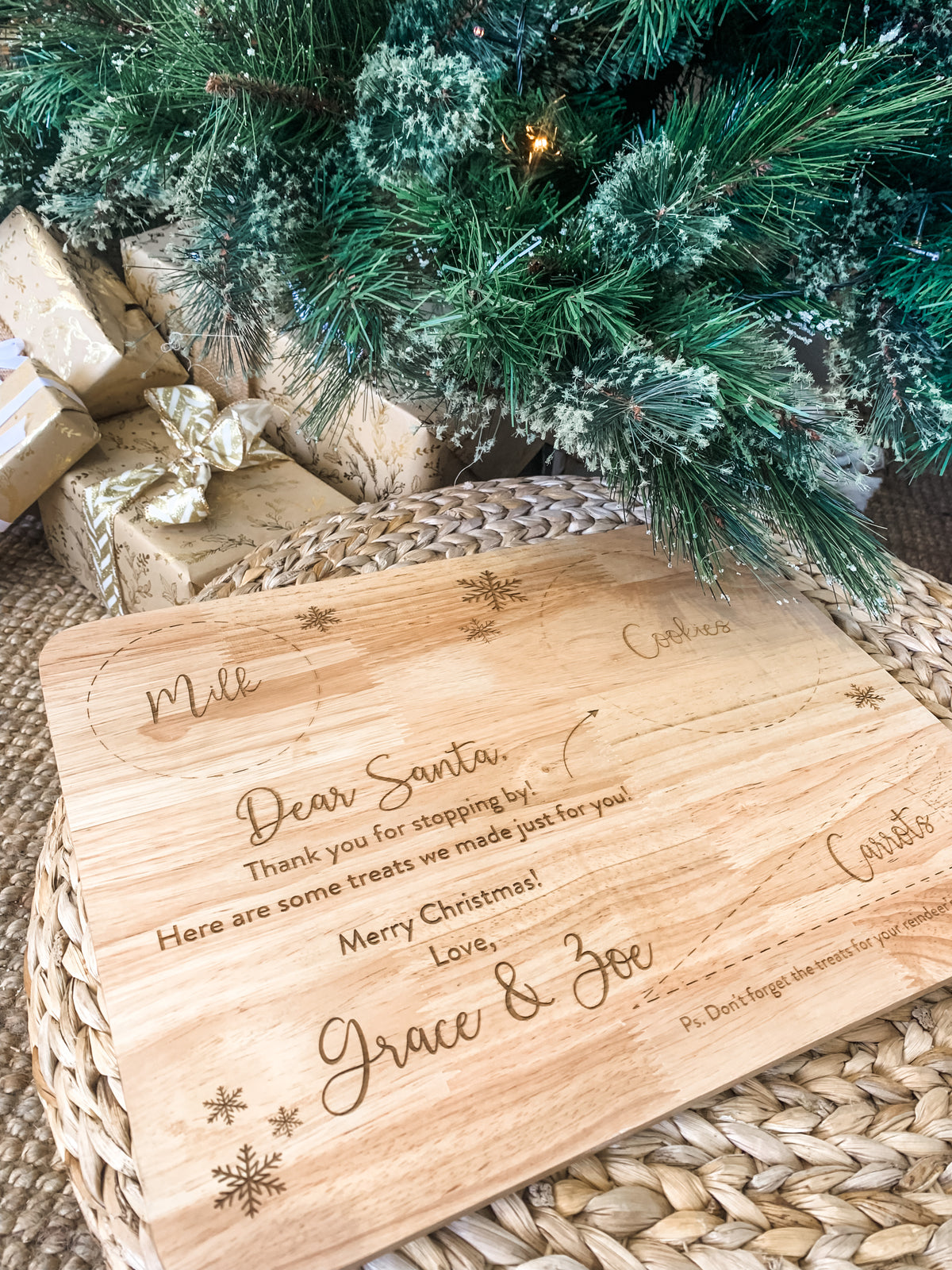 Christmas Santa Tray - The Confetti Gift Co