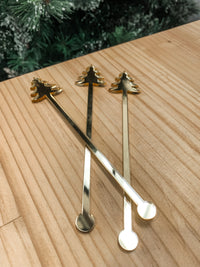 Christmas Tree Cocktail Stirrers (set of 10) - The Confetti Gift Co