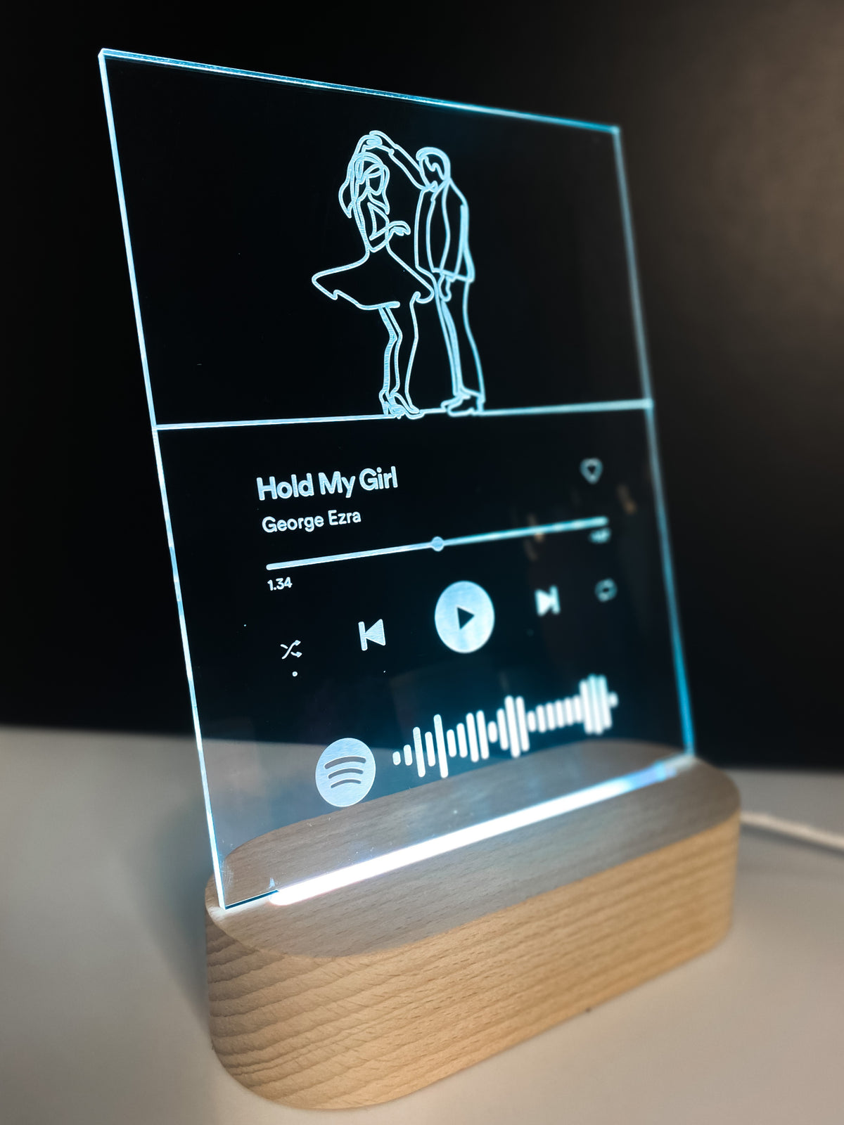 Spotify Scanning Night Light - The Confetti Gift Co