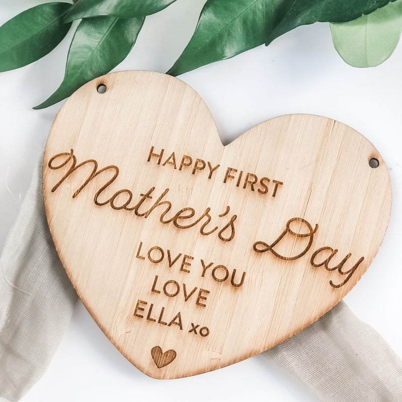 First Mother's Day Plaque - The Confetti Gift Co