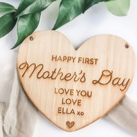 First Mother's Day Plaque - The Confetti Gift Co