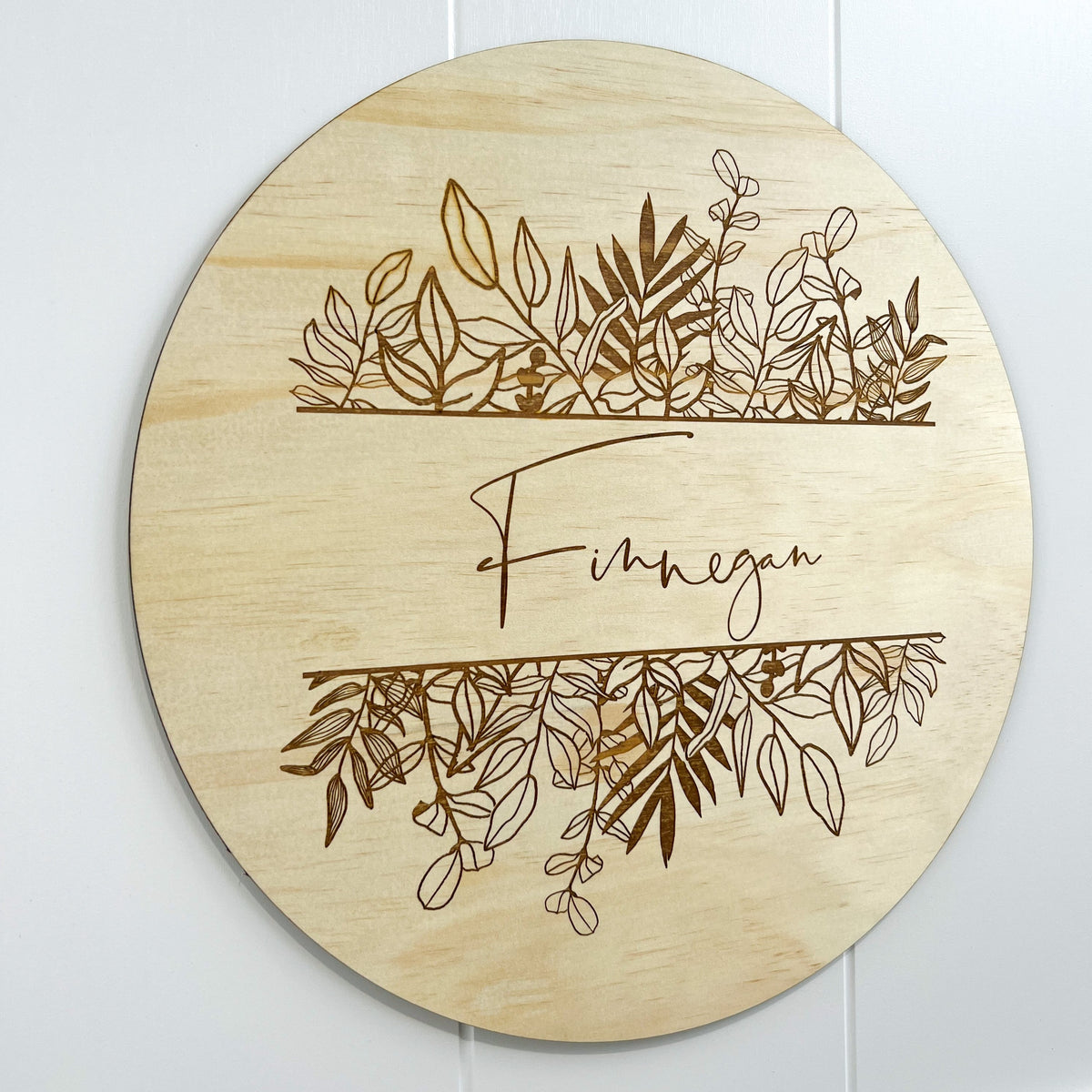 Botanical Name Plaque - The Confetti Gift Co